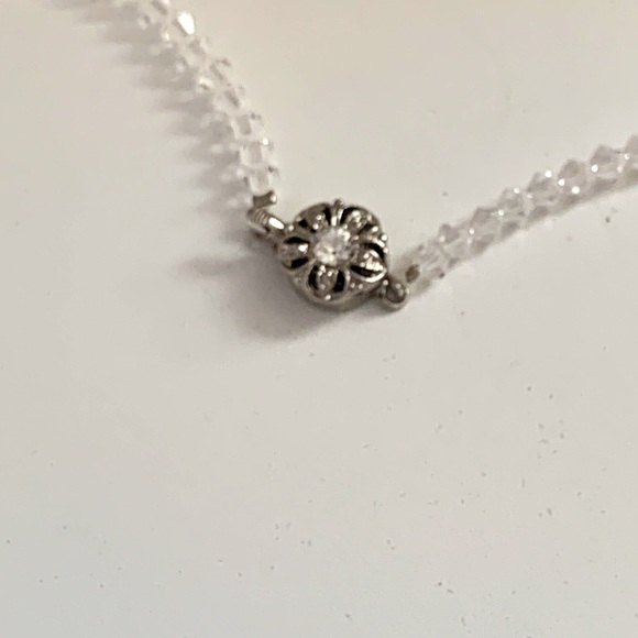 Handmade Swarovski Crystal princess necklace - Picture 4 of 6